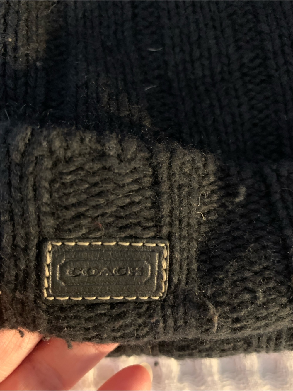 Coach Vintage Men’s beanie hat EUC - Picture 3 of 4